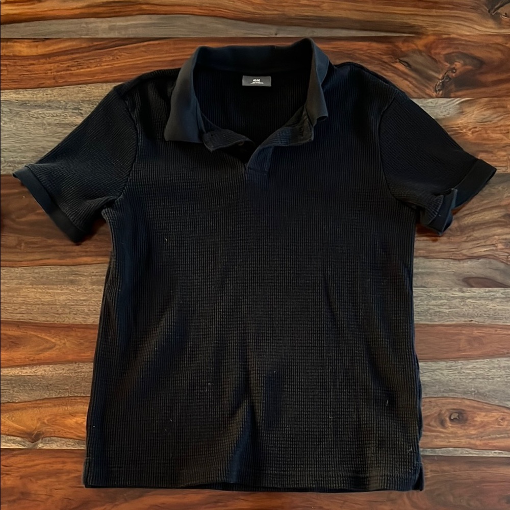 J. Crew Black Polo Shirt